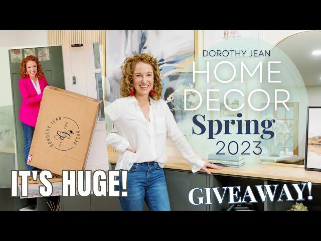 Dorothy Jean Spring Home Decor 2023 Box + GIVEAWAY | GORGEOUS Spring Home Decor