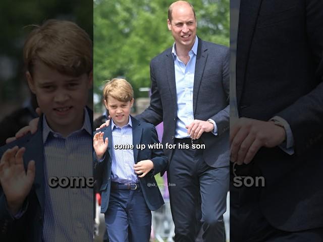 Nickname for Prince George by Prince William #princewilliam #princegeorge #katemiddleton #royal