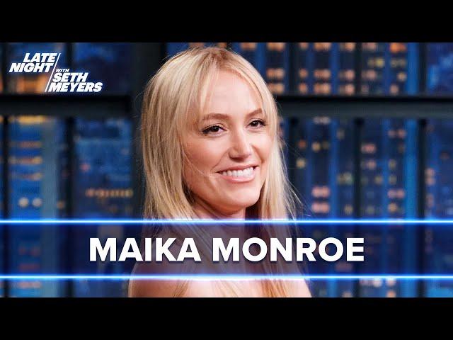 Maika Monroe Didn't Know What Nicolas Cage Would Look Like While Filming Longlegs