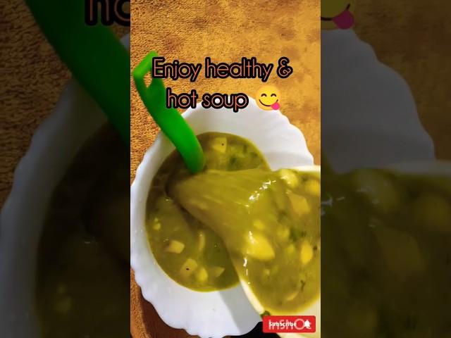 Healthy & Hot Soup without cornstarch #food #youtubeshorts #life #style