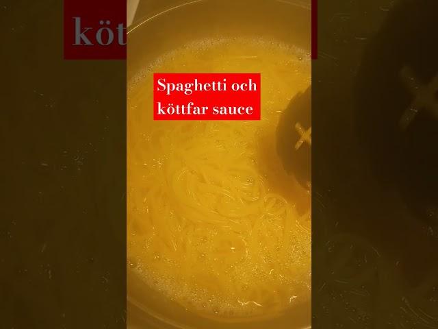 Spaghetti och köttfar sauce #food #cooking