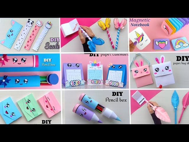 11 EASY CRAFT IDEAS | School Craft Idea/ DIY Craft/ School hacks/ Origami craft/paper mini gift idea