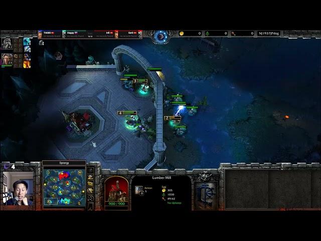 TH000 (HU) Happy (UD) vs 120 (UD) Infi (HU) - Recommended! - WarCraft 3 - Star Wars XI - WC4019