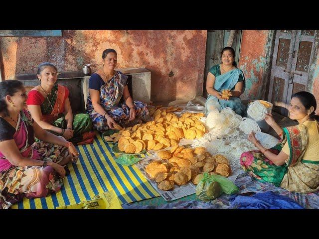 पूजाच्या लग्नाच्या सांजोऱ्या मस्त..वड्याची भाजी..