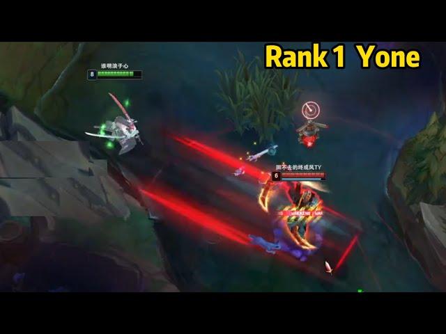 Rank 1 Yone: This Yone Mechanic Looks so CLEAN!