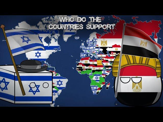 WHO DO THE COUNTRIES SUPPORT? Israel or Egypt?  Alternative Mapping P31