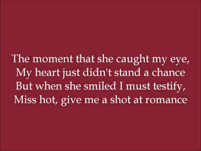 That Girl's Just Gotta Be Kissed - Peek-A-Groom (Dance Moms) - Lyrics