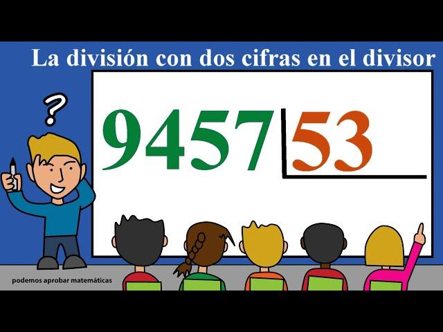 Dividir por dos cifras para niños