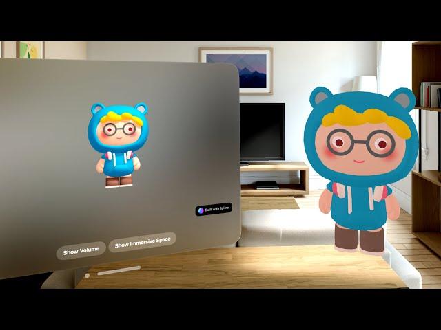 visionOS 3D content in SwiftUI | Xcode | Spline