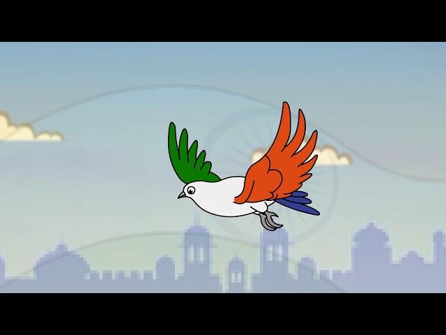 15th august independence day 2d animation,