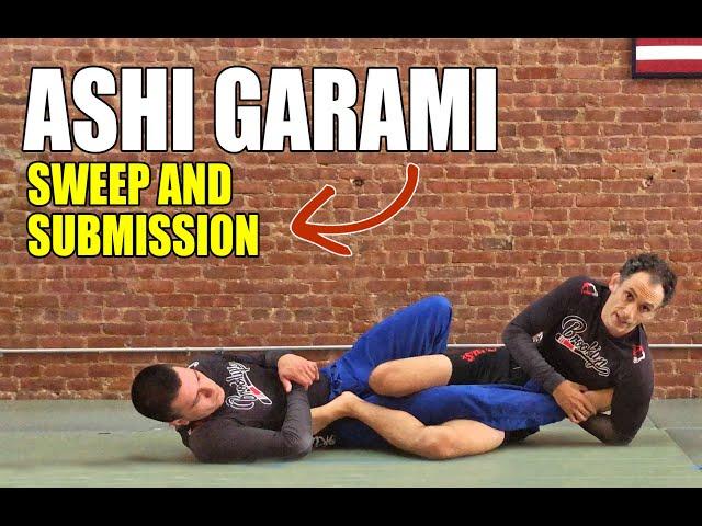 Ashi Garami: Sweep and Achilles Lock (No Gi BJJ)