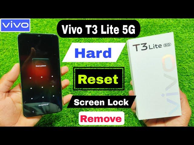 Vivo T3 Lite 5g Hard Reset & Remove All Type Password Pattern Lock | Vivo T3 Lite 5g Lock Kaise Tode