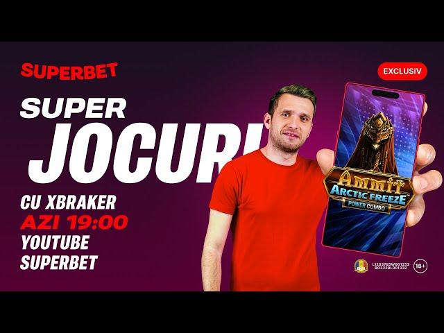 SUPER DISTRACȚIE ȘI SUPER JOCURI! BRAKER JOACĂ CELE MAI TARI SLOTURI, LIVE, DE LA ORA 19:00!