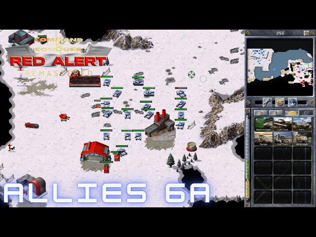 Command & Conquer Red Alert Remastered - Allied Mission 6A - IRON CURTAIN INFILTRATION NORTH (Hard)