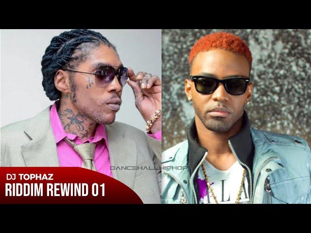 THROWBACK RIDDIMS MIX (2009 - 2012): DJ TOPHAZ - RIDDIM REWIND (VYBZ KARTEL, KONSHENS, CECILE, ETC)