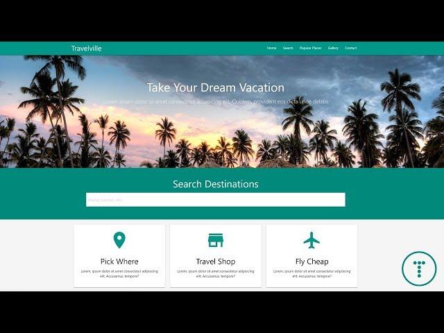 Build A Travel Agency Theme With Materialize CSS 1.0.0