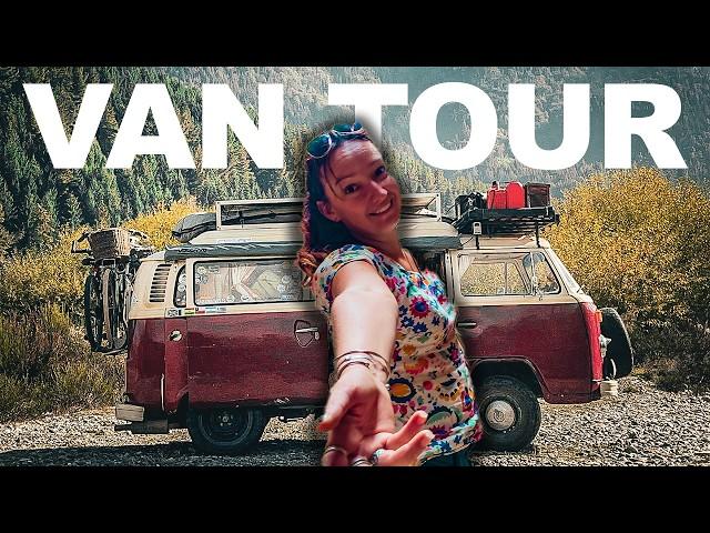 Van Tour of classic 1976 VW bus
