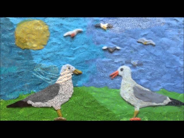 Буктрейлер Санги Как чайки крачки стали жить вместе Сакеева Ира