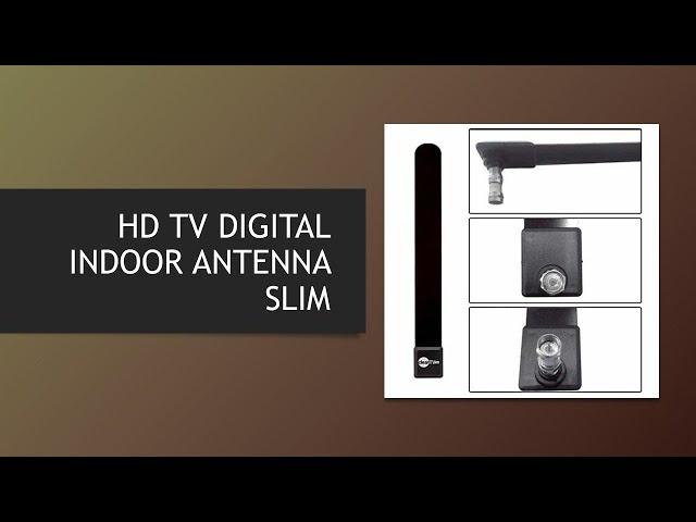 HD TV DIGITAL INDOOR ANTENNA SLIM