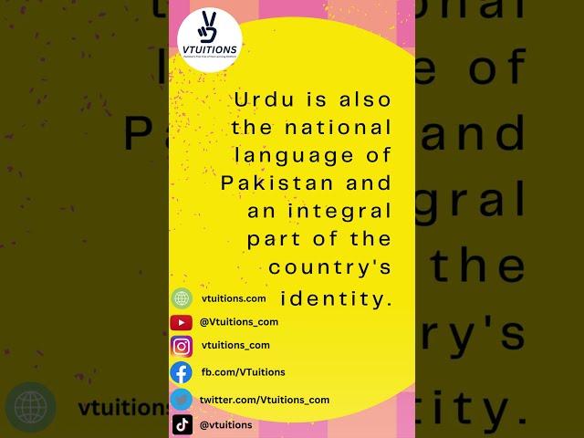 What is the significance of Urdu speaking people in Pakistani culture? Vtuitions