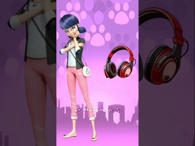 MLB characters with headphones // #miraculous #shorts #viral #video #youtubeshorts