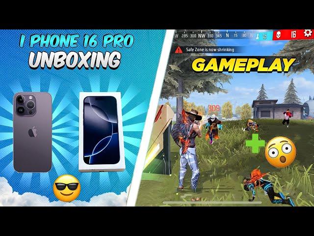 NEW I PHONE 16 PRO UNBOXING + GAMEPLAY !!