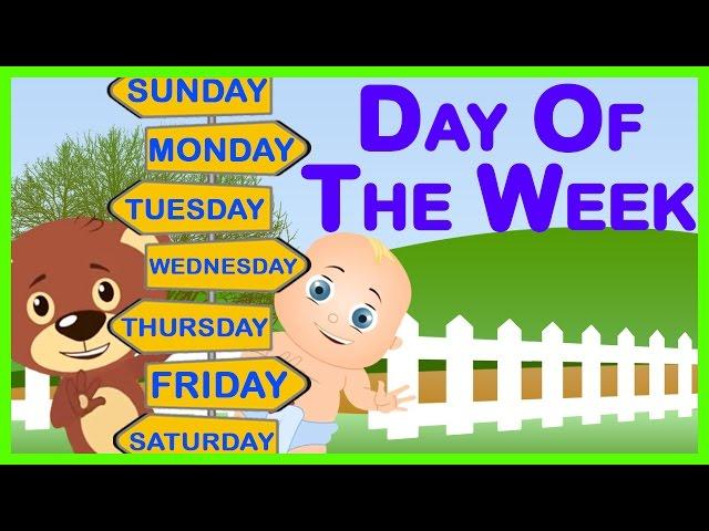 Days of the Week Song || 7 Days of the Week || Children's Songs