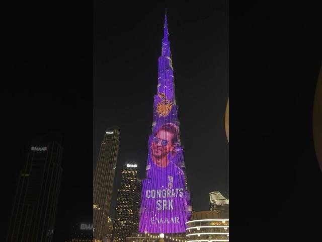 Burj Khalifa lights up to honor #kolkataknightriders for their amazing win in #IPL2024.#sharukhkhan