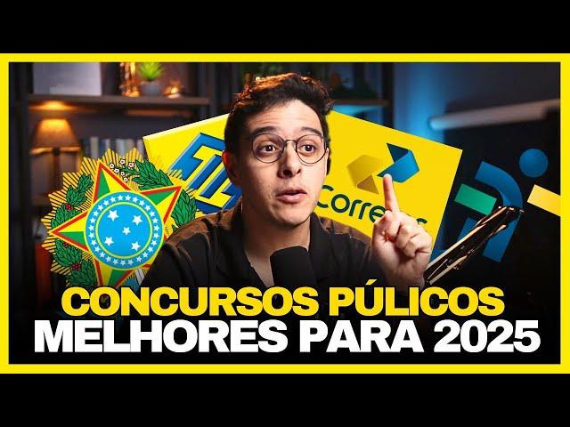 MELHORES CONCURSOS PÚBLICOS PARA TOMAR POSSE EM 2025