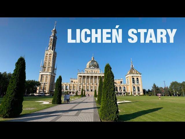 Sanctuary in Licheń Stary. A walk through the beautiful and huge sanctuary.