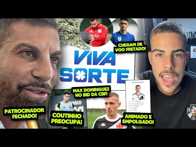 PEDRINHO FECHOU COM VIVA SORTE; MILHÕES CAINDO NOS COFRES DO VASCO I NOVIDADES SOBRE COUTINHO!