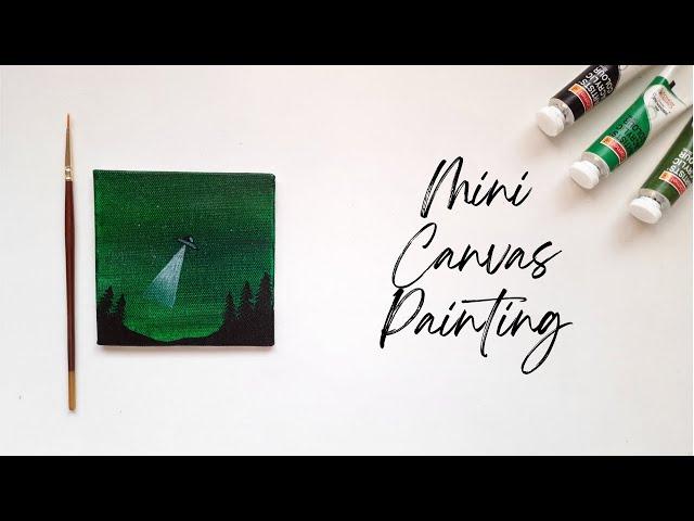 Easy Painting | Canvas Painting | Mini Canvas Painting | #Shorts | #Acrylic | #57 |