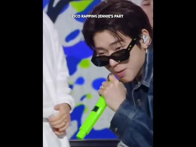 Zico rapping jennie's part                                           #kpop #jennie #zico #spot