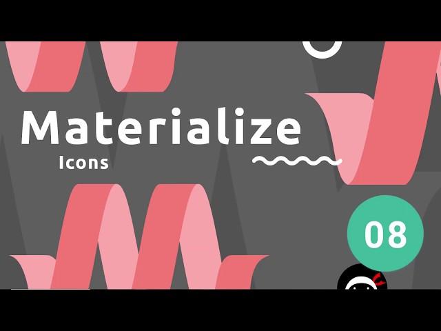 Materialize Tutorial #8 - Icons