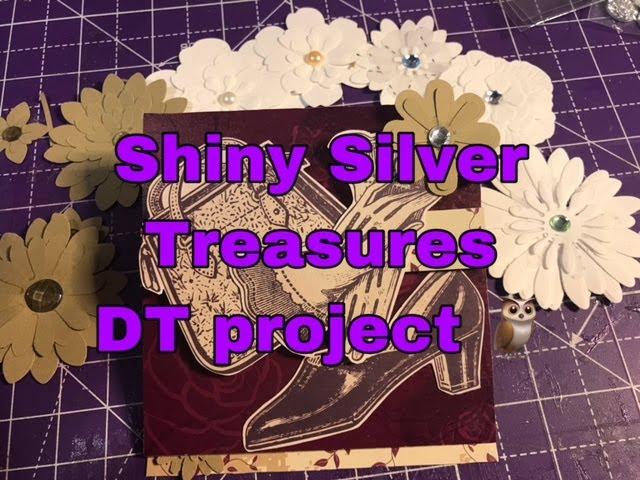 Shiny Silver Treasures New Release  card making kit 