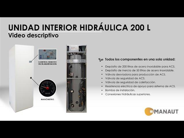 UNIDAD INTERIOR HIDRÁULICA 200L MANAUT