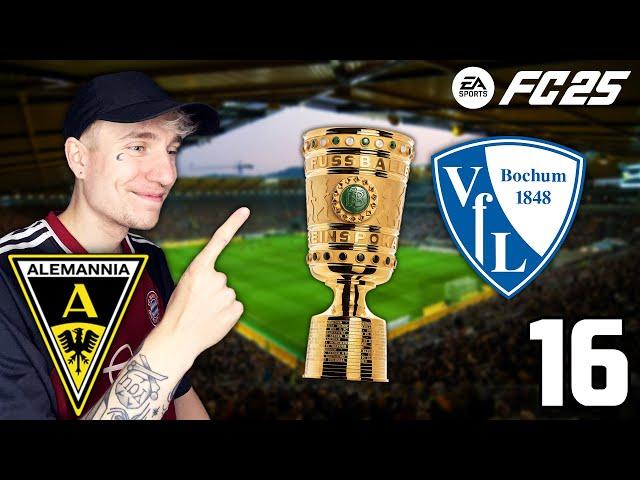 Weiterkommen im DFB Pokal?  Alemannia Aachen Karrieremodus #16 (EA FC 25)