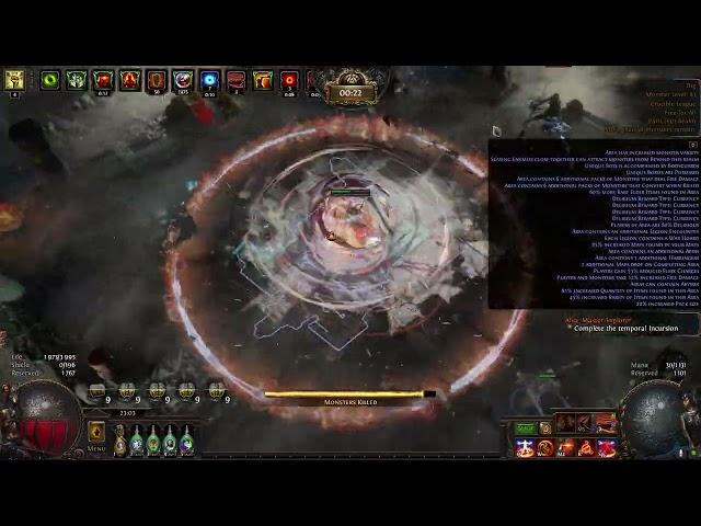 [POE 3.21] SUNSHAWTY'S COC REAP ELEMENTALIST MAX AOE=MAX FUN