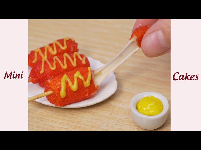 How to make Miniature Cheetos Cheese Hot Dog #shorts