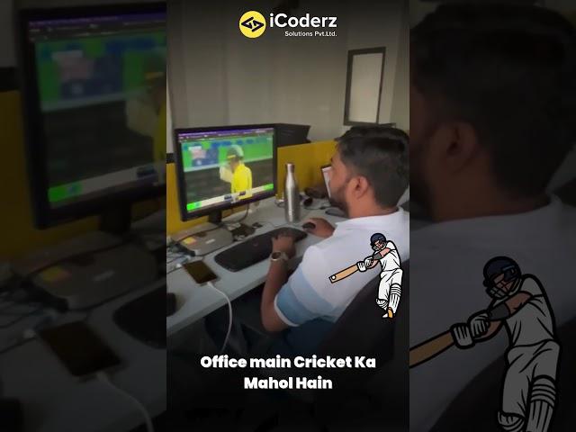 Cricket craze at iCoderz!