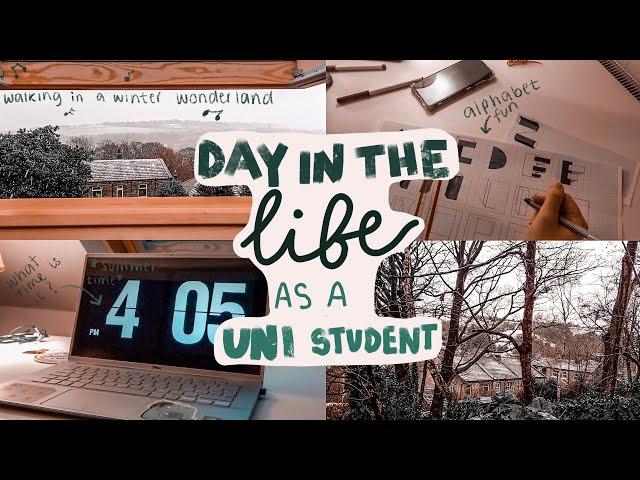 Day In the Life of a Uni Student | Christmas vibes, uni submissions & more