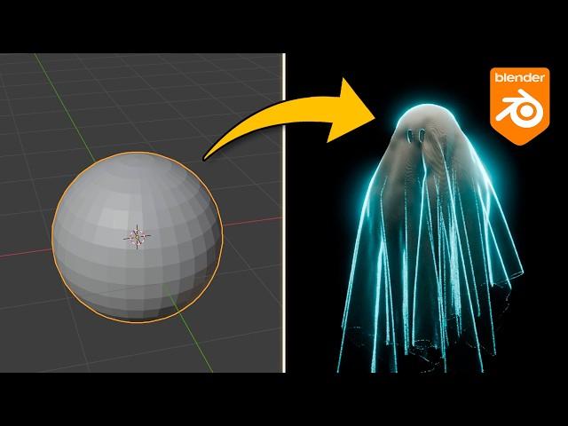 Como hacer un HOLOGOGRAMA de FANTASMA en Blender