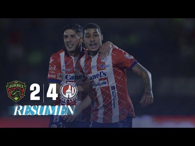 FC JUÁREZ 2-4 ATLÉTICO DE SAN LUIS J14 | FIESTA de GOLES, ¿De los mejores partidos del A24?