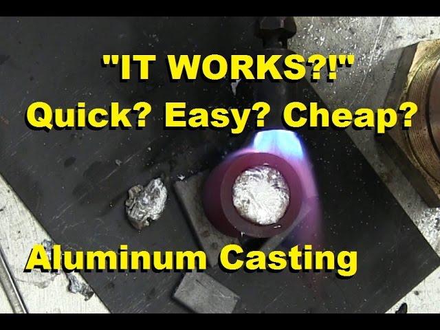 Surprisingly Easy Way to Cast Aluminum