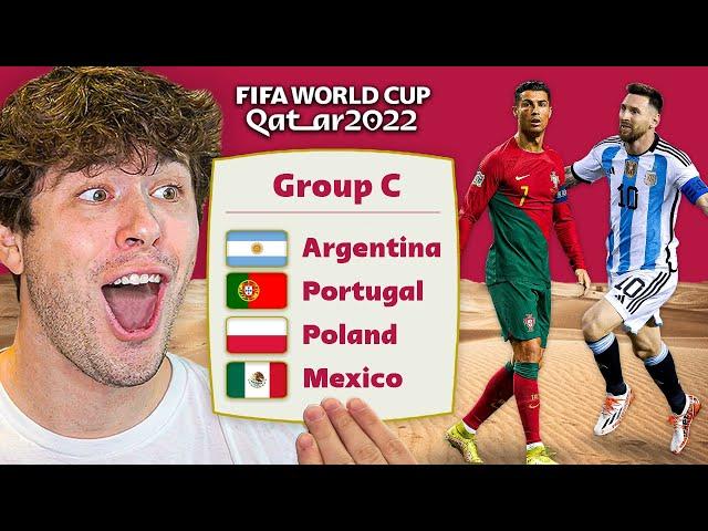 I Put Ronaldo and Messi in the Same World Cup Group!  