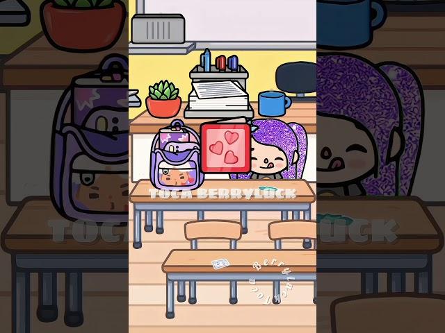 I fell in love with a beautiful girl with diamond purple hair #tocaboca #tocalifeworld #shorts