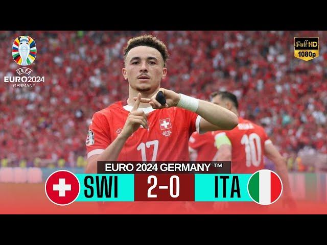 Switzerland Vs Italy 2-0 - All Goals & Highlights - UEFA EURO 2024