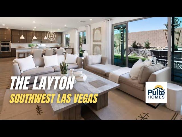 Must See! Tour The Layton at Hayford by Pulte Homes | Home for Sale in Las Vegas 4 Bed 3 Car Garage