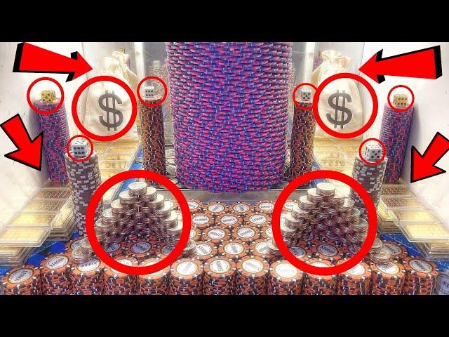 (MUST SEE) $500,000,000.00 BUY IN, 50 QUARTER CHALLENGE, HIGH RISK COIN PUSHER MEGA MONEY JACKPOT!