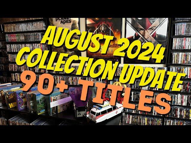 August 2024 Blu-ray + 4K Collection Update - 90+ Titles Added to the Collection